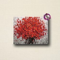 Absztrakt virágcsokor számozott kifestő