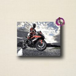 Sport motor  számozott kifestő