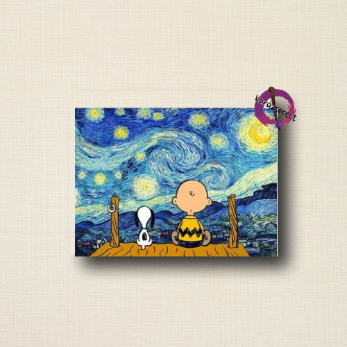 Snoopy  számozott kifestő