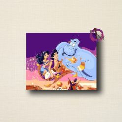 Aladdin  számozott kifestő