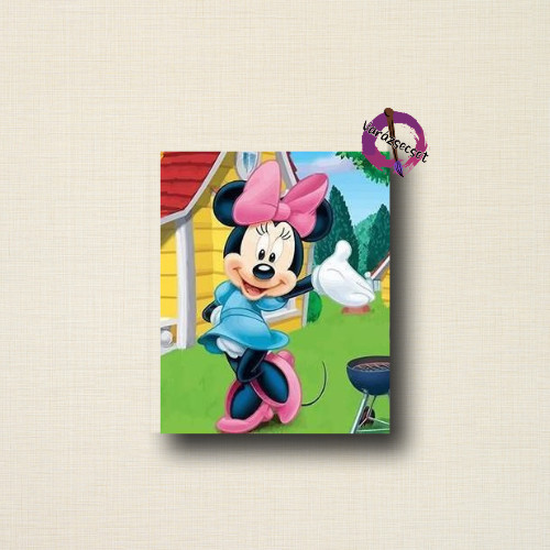 Minnie  számozott kifestő