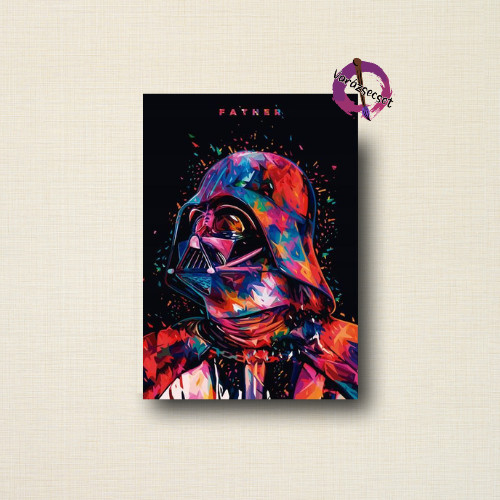 Darth Wader  számozott kifestő