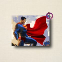 Superman  számozott kifestő